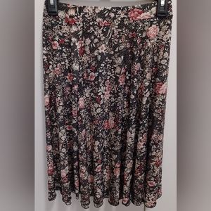 Flower Patterned Skirt